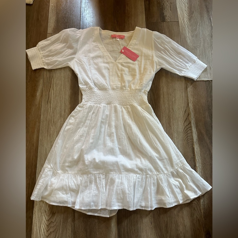 A brand new white sundress!!